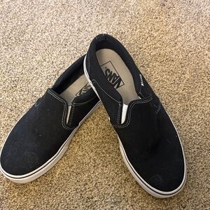 Vans Men's Black Slip-On Shoes